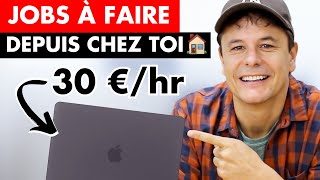 20 Jobs en Ligne pour Gagner de lArgent depuis chez toi les 20 jobs les mieux payés [upl. by Tallie396]