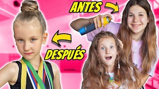 Transformo a mi Hermanita con Peinados para Gimnasia y Cole y pasa esto 🤸🏻‍♀️ Daniela Golubeva [upl. by Hertzfeld]