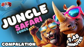 quotJungle Safari Songs Rhino Rush Leopard Leap amp Lazy Cats  Sing amp Dance Alongquot [upl. by Irahc]