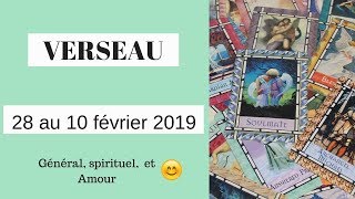 HOROSCOPE TAROT DU 28 JANVIER AU 10 FÉVRIER 2019  VERSEAU [upl. by Myrtie]