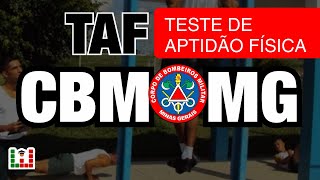 Concurso Bombeiros MG CFO  TAF Teste de Aptidão Física [upl. by Aisena]