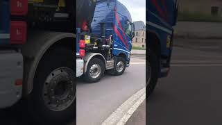 Sifflet turc  klaxon tgv d’un jolie volvo fh 540 [upl. by Htidra]