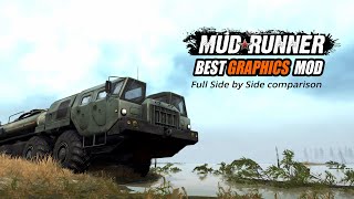 Mudrunner Best Graphics mod ever  Adega Mod Pack [upl. by Funk]