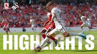 Middlesbrough v Swansea City  Highlights  Mens [upl. by Mollie447]