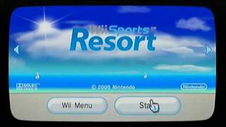 Wii Sports Resort Start up Game intro and Swordplay Gameplay [upl. by Nnyltiak]