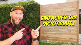 Schnell und einfach Sichtschutz für deinen Garten bauen [upl. by Deste]