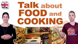 Talk About Food and Cooking in English  Spoken English Lesson [upl. by Anifad]