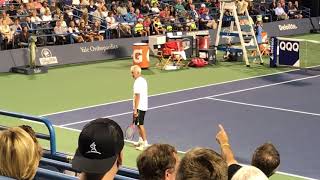 John McEnroe gets mad at baby [upl. by Bilac758]