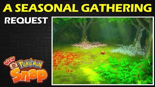 A Seasonal Gathering Sawsbuck 4 Star Pose Request  New Pokemon Snap Guide amp Walkthrough [upl. by Assener]