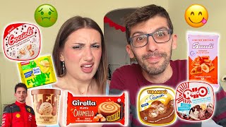 ASSAGGI DI COPPIA 👩🏻‍❤️‍💋‍👨🏻 proviamo novità al SUPERMERCATO 🍦🍋🍫 [upl. by Takakura]