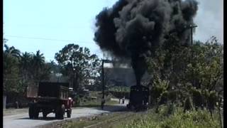 Cuba  Pepito Tey 1998  Steam Locos 1236 amp 1337 [upl. by Ahsiekel]