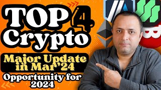 🚨 TOP 4 ALTCOINS WITH MAJOR NEWS THIS MONTH IN 2024  Crypto in Hindi  Lowcap Alts  CRYPTOCURRENCY [upl. by Anikehs]