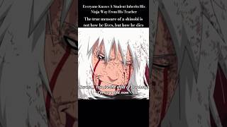 Jirayas death last words  anime otakulover viral trending shortvideo naruto [upl. by Cummine]