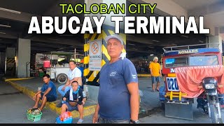 Terminal Abucay Tacloban City Walking Tour Philippines 🇵🇭 [upl. by Nonad]