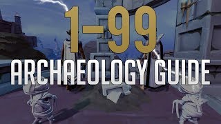 Runescape 3  199 Archaeology guide [upl. by Courtland]