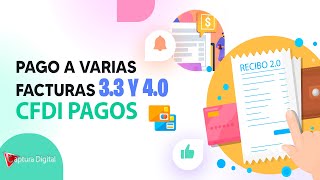 ¿Cómo realizar un recibo de pago a varias facturas 33 y 40 [upl. by Gulick]