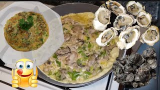 Homemade Oyster Cake with Touge  Chinese Recipe [upl. by Itnahsa]