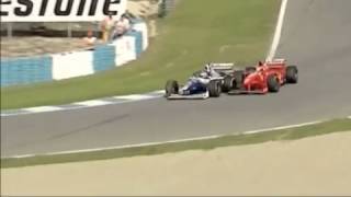 F1 Jerez GP 1997 SchumacherVilleneuve Collision [upl. by Gyimah136]