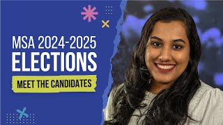 MSA Elections 20242025 Candidates Jitsa Joy [upl. by Ailecnarf]