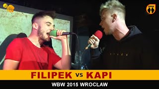 Filipek 🆚 Kapi 🎤 WBW 2015 Wrocław freestyle rap battle [upl. by Gronseth]