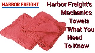 Harbor Freights Mechanic Towels Rags Reviewed  What You Need To Know [upl. by Lauraine]