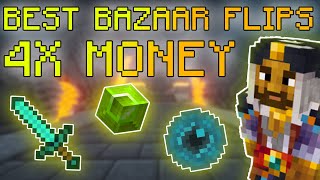 Best Bazaar Flips On Hypixel Skyblock 4x Your Money [upl. by Assenaj]