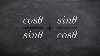 Learn how to add two rational trigonometric expressions [upl. by Naillimxam572]