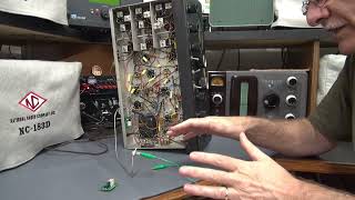 Hallicrafters S40B Ham Radio Tube type Shortwave Receiver How to add Standby system [upl. by Kyle]