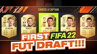 MY FIRST FIFA 22 FUT DRAFT FIFA 22 Ultimate Team [upl. by Nady]