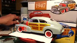 1947 Chevrolet Fleetmaster Model Kit Build Update3 [upl. by Ainelec]