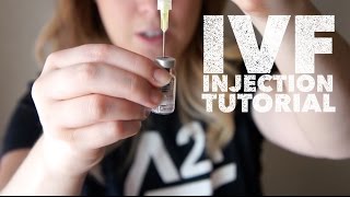 IVF DAY 10  IVF Injections tutorial  Last Day of shots [upl. by Ahsenwahs926]