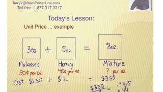 Algebra Word Problems Mixtures Part 1 [upl. by Eleazar]