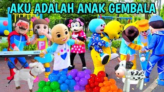 Lirik Lagu Aku Adalah Anak Gembala versi klip badut badut lucu [upl. by Dett400]