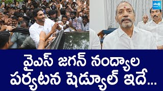 Katasani Rambhupal Reddy About YS Jagan Nandyal Schedule  SakshiTVLIVE [upl. by Chery]