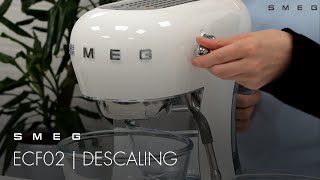 How to Descale your Machine  Smeg ECF02 [upl. by Launame259]