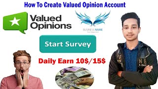 How To Create Valued Opinion Account  Valued Opinion account Approved 🔥 [upl. by Olaznog]