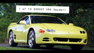 A detailed Tour of the 1995 Mitsubishi 3000GT VR4 Spyder 1 of 13 in the world [upl. by Lexine901]