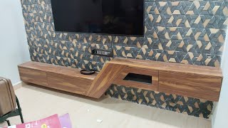 TV unit plywood work wood work Tamil 9025017401 woodworktamil Krishnagiriplywoodwork [upl. by Nofets]