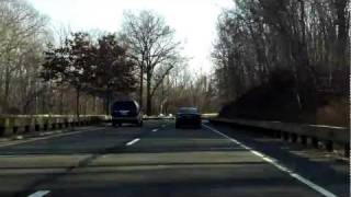 Merritt Parkway Exits 35 to 27 southbound [upl. by Jillene97]