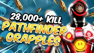 28000 Kill Pathfinder Gives You The Most Essential Grapple Tips Apex Legends [upl. by Aihselat243]