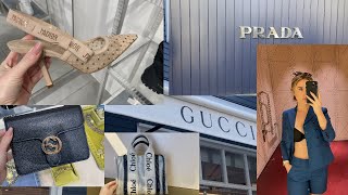 LUXURY SHOPPING VLOG BICESTER VILLAGE APRIL 2022 GUCCI DIOR PRADA YSL [upl. by Herminia]