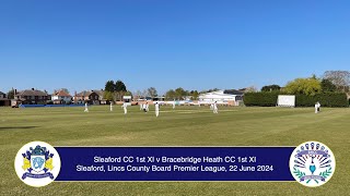 Sleaford CC 1stXI v Bracebridge Heath 1st XI Lincs ECB Premier 22nd June 2024 Live Stream [upl. by Rosalie]