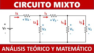 Análisis de circuito mixto  Reducción a resistencia equivalente [upl. by Sacha]