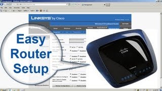 How to Install Your Linksys Wireless Router  How to setup a linksys wireless router [upl. by Annod]