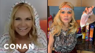 Kristin Chenoweth Thinks Carole Baskin Killed Her Husband  CONAN on TBS [upl. by Alian]