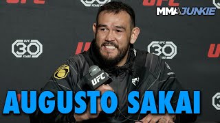 Augusto Sakai Relieved To Snap 4Fight Losing Skid With Crucial Win  UFC Fight Night 220 [upl. by Adall587]