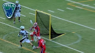 MLL Rookie of The Year Matt Gibsons Amazing Behind the Back Goal [upl. by Acissej80]