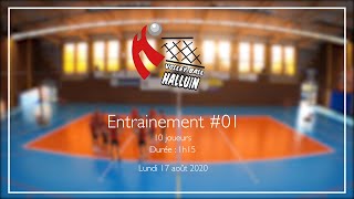 Entrainement 01  Halluin Volley Ball  Élite Masculine 20202021 [upl. by Nhepets590]