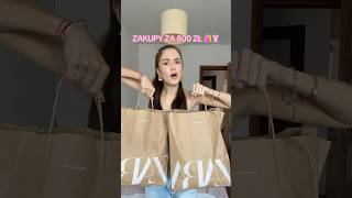 🛍️👚ZAKUPY ZA 800 ZŁ👚🛍️🤩🤩🤩🤩 [upl. by Llehcar]