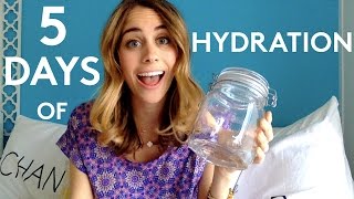 5 Days Of Hydration  Try Living With Lucie  Refinery29 [upl. by Raknahs]